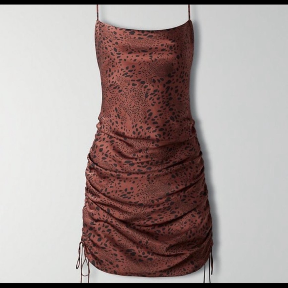 Wilfred Only Ruched Slip Dress